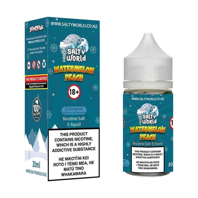 Watermelon Peach Nicotine Salt E-liquid