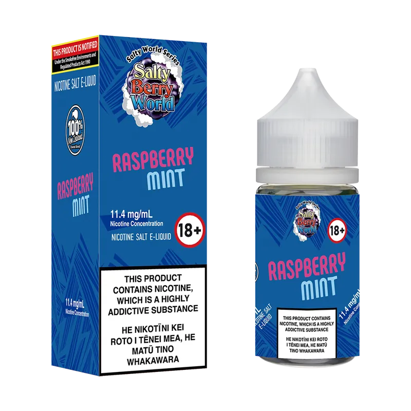 Raspberry Mint Nicotine Salt E-liquid