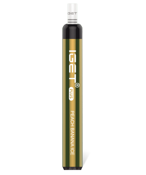 Peach Banana Ice 1200 Puffs Disposable Vape IGET Plus
